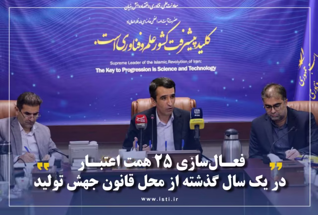 فعال سازی 25 همت اعتبار در یک سال گذشته از محل قانون جهش تولید